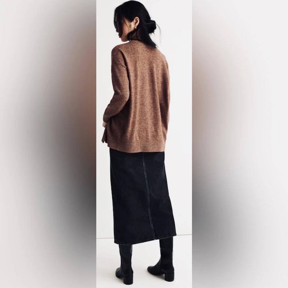Madewell Brown Merino Wool Blend Cardigan | Cozy Soft Classic | Size XS‎